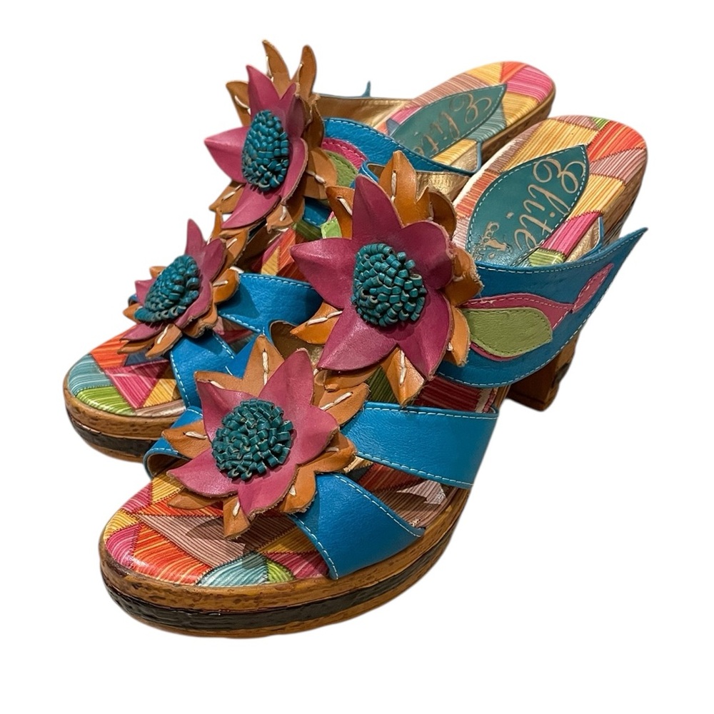 Colorful Floral Women's Sandals